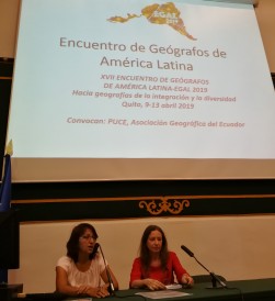 Presentación del XVII Encuentro de Geógrafos de América Latina (EGAL 2019)
